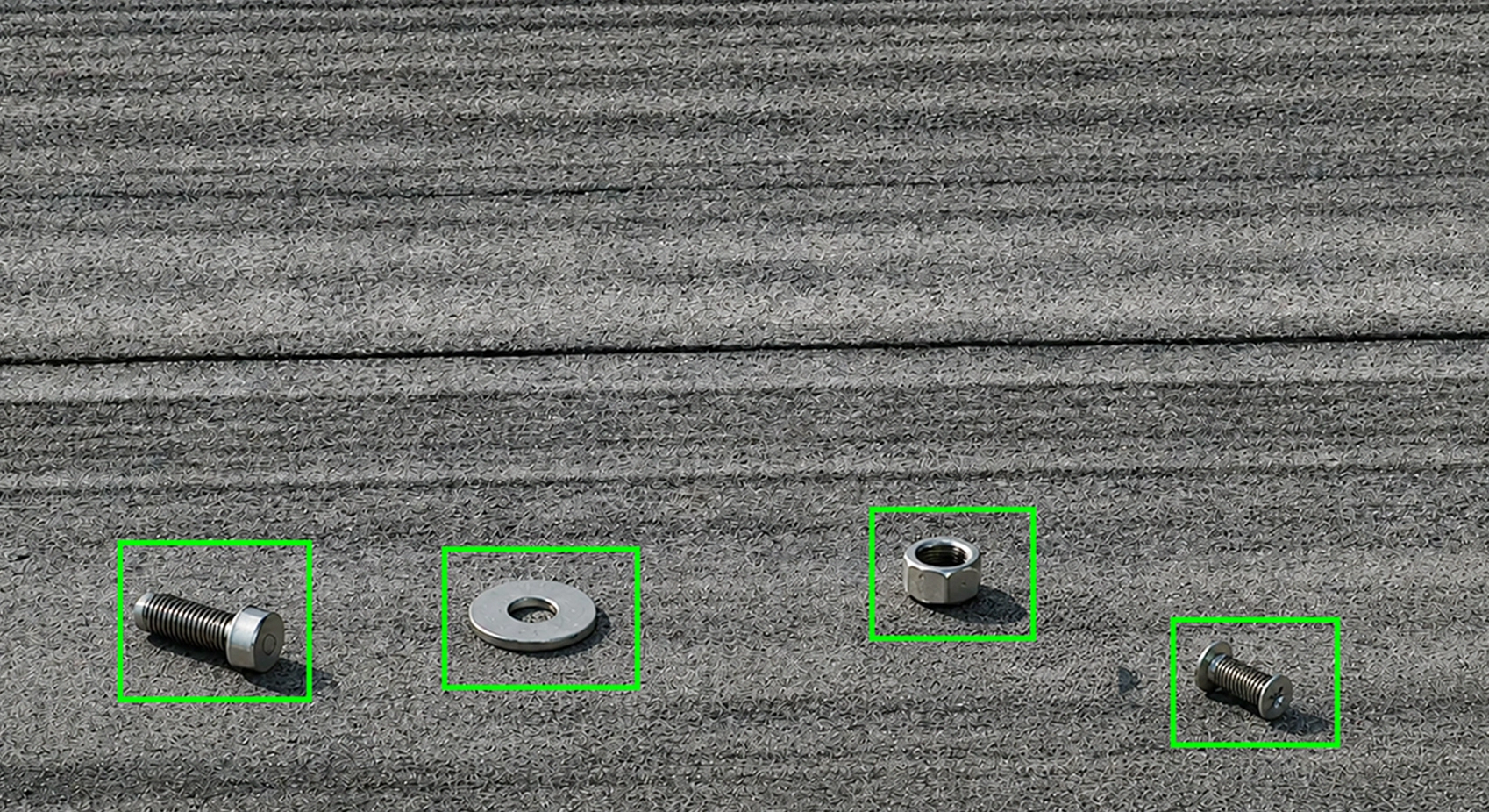 Static FOD detection for airport runway monitoring